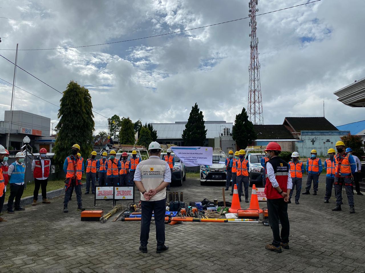 PLN ULP Kawangkoan Gelar Pasukan Nataru